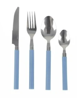 Bo-Camp Bestekset 4-delig Blauw