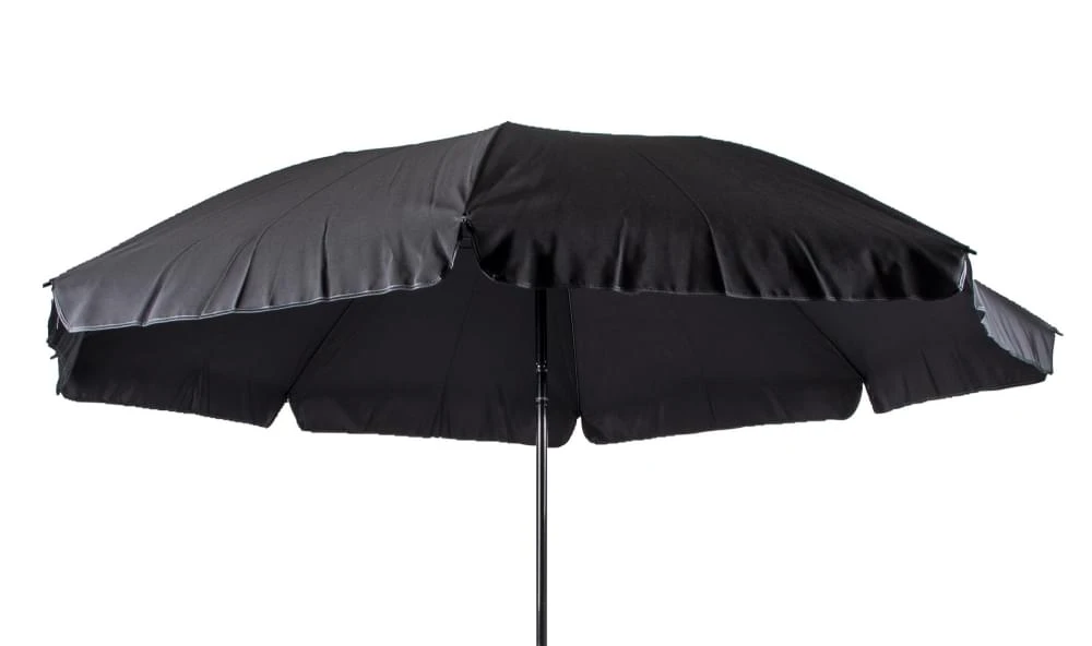 Bo-Camp Parasol Ø 200 Zwart 1 Bo-Camp Parasol Ø 200 Zwart