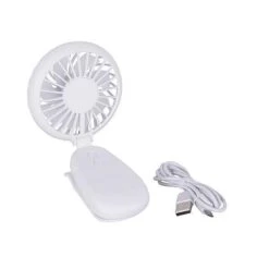 Bo-Camp Mini Tafelventilator Mistral Met Klem En Oplaadbaar